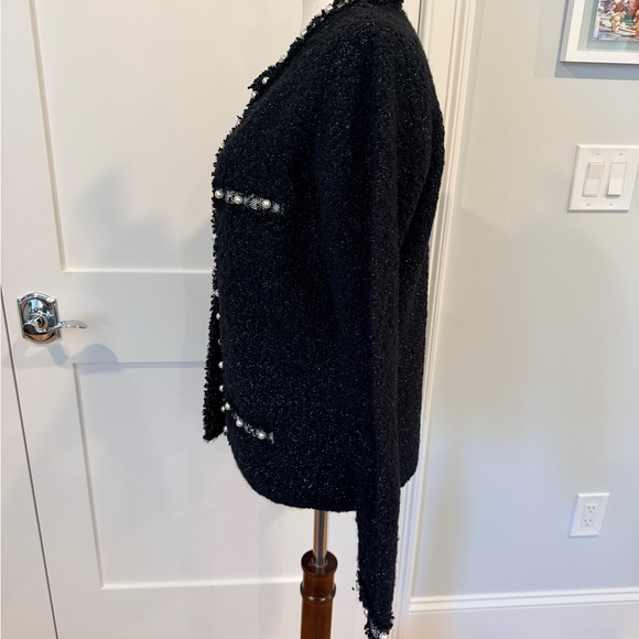 White House Black Market Black Tweed Blazer - Picture 7 of 13